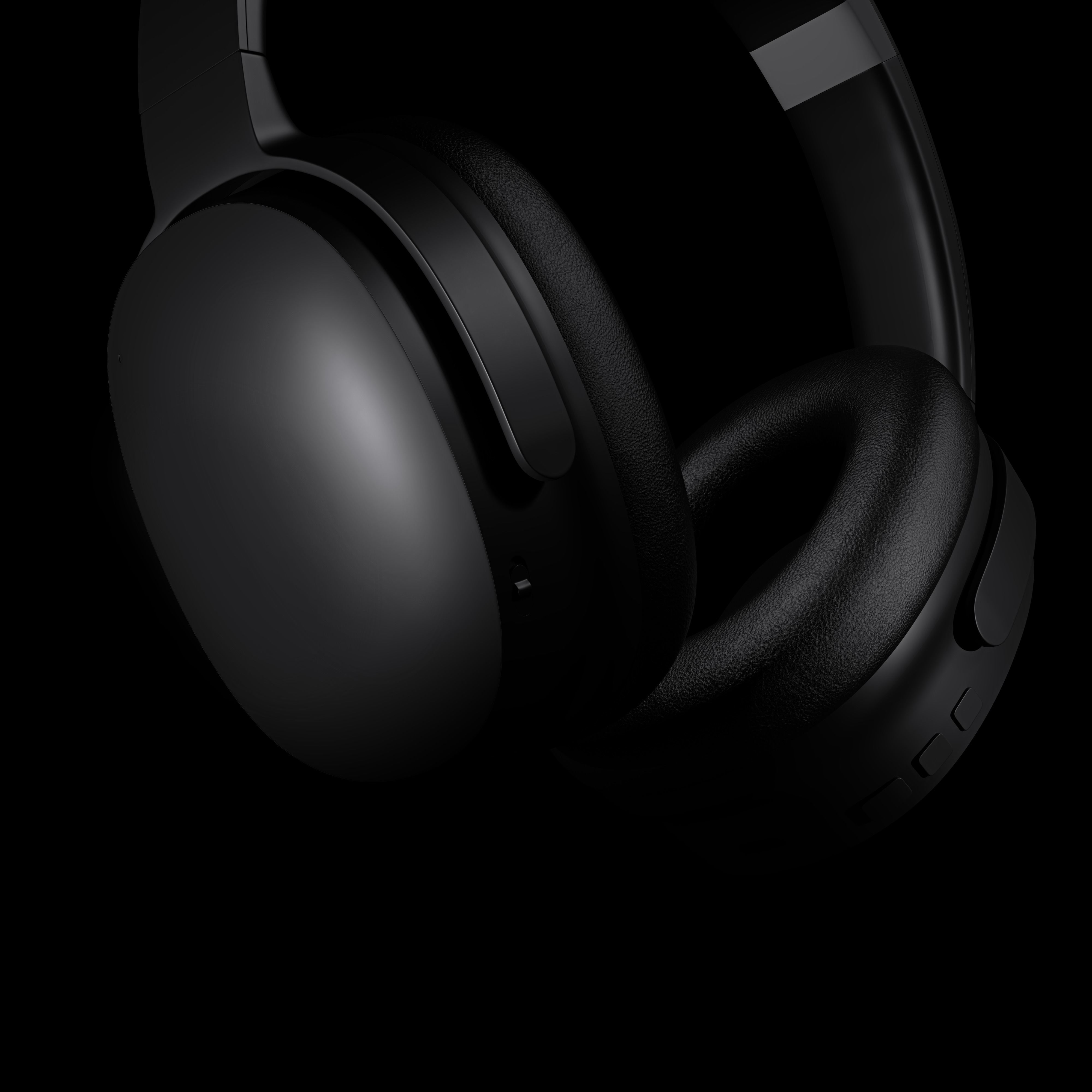 3D Headphones Design Low-poly 3D model - mpow H10 Low-poly 3D model_3