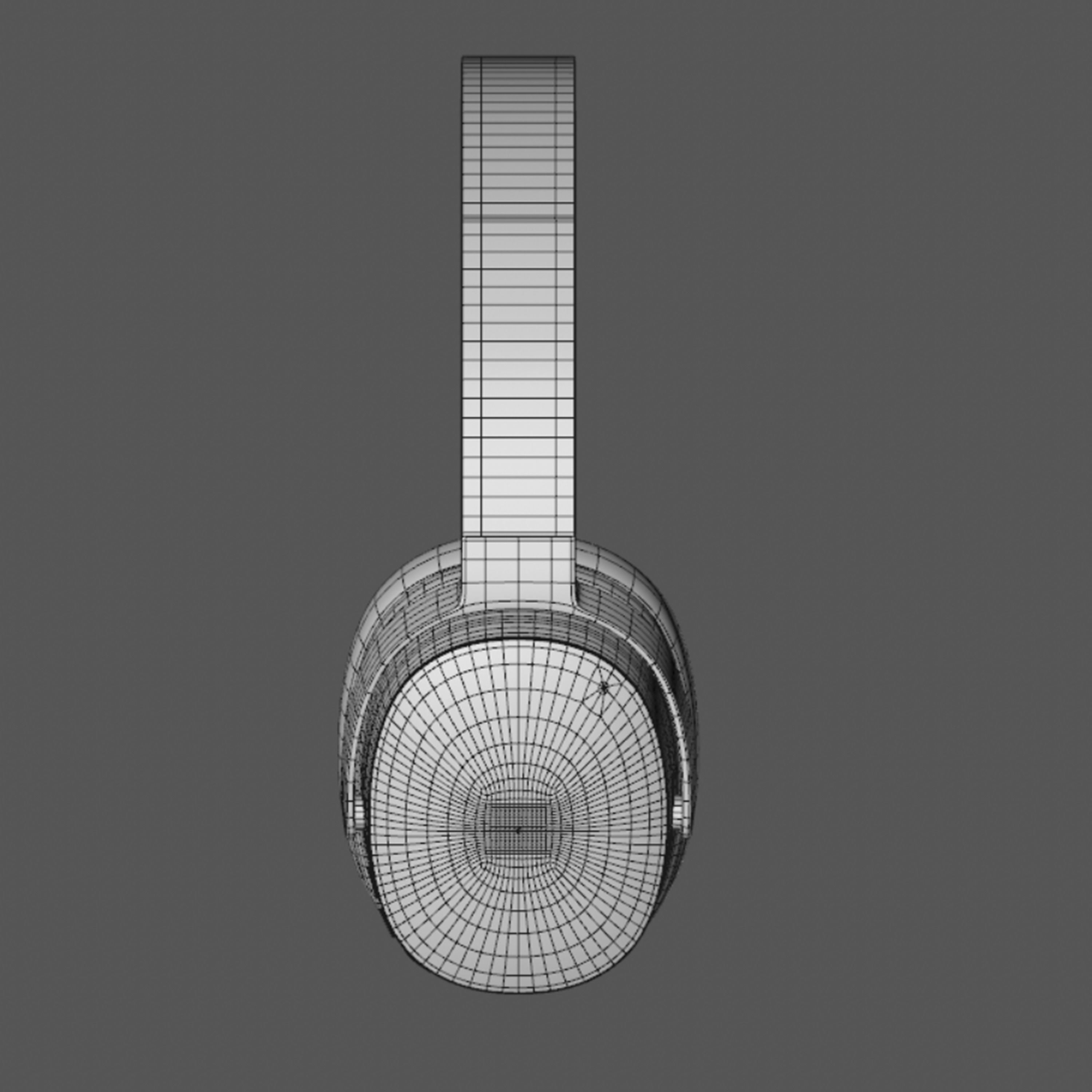 3D Headphones Design Low-poly 3D model - mpow H10 Low-poly 3D model_16