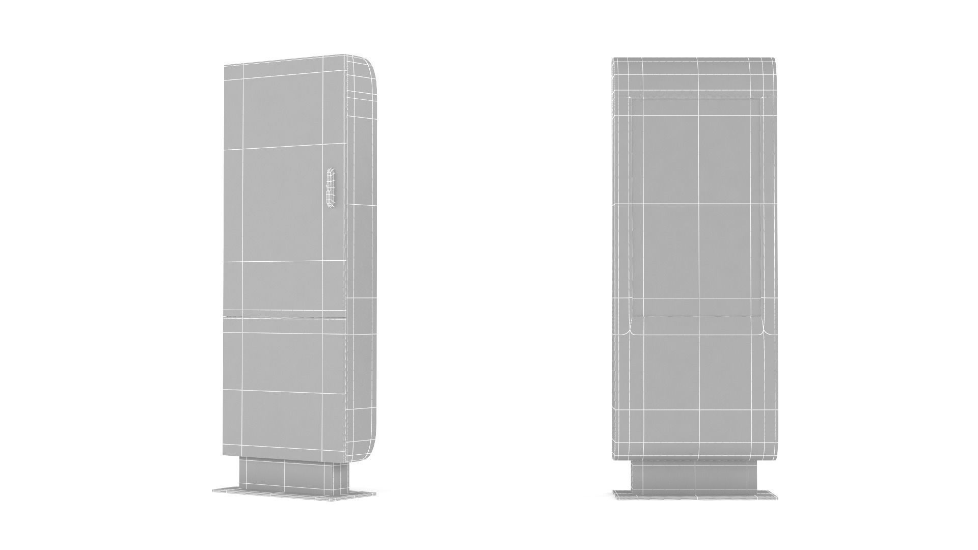 Information Kiosk 3D model_7