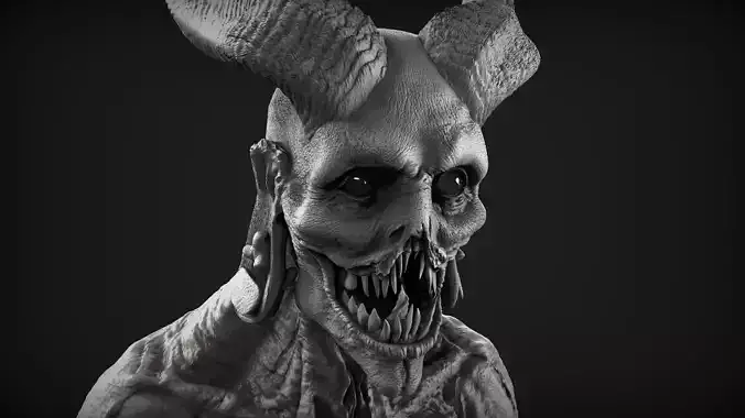 Demon 10 High Poly Sculpt