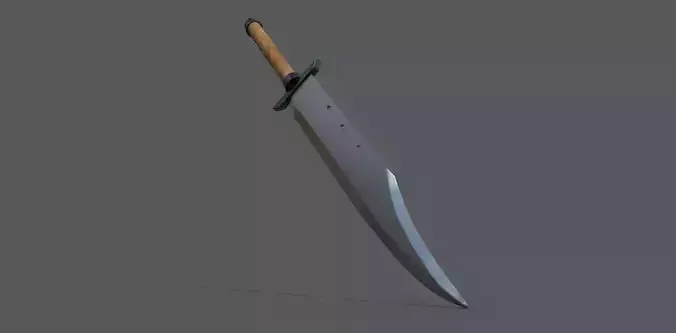 Dagger 3D model sword