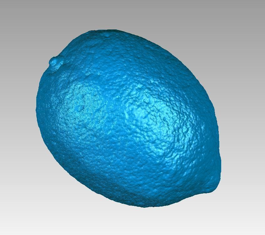 Real Lemon Fruit High Detail 3D Scan 3D print model_4