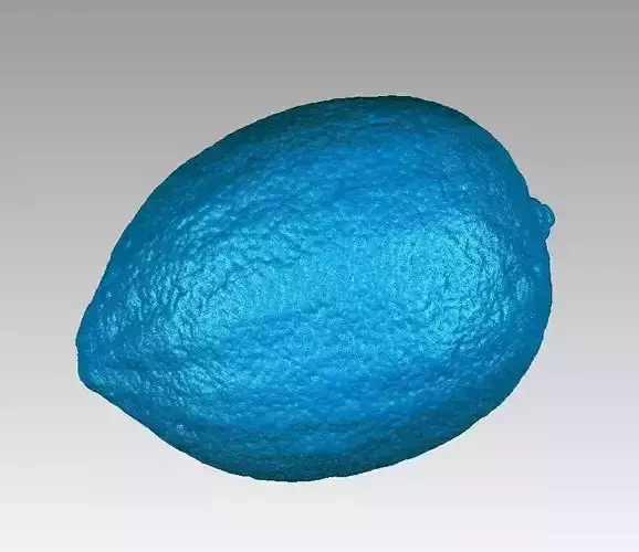Real Lemon Fruit High Detail 3D Scan 3D print model