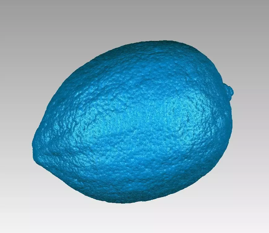 Real Lemon Fruit High Detail 3D Scan 3D print model_0