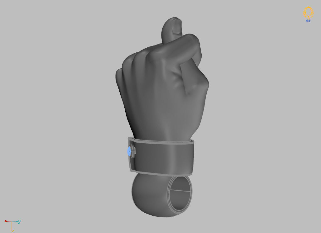 Fig pendant 3D print model_12