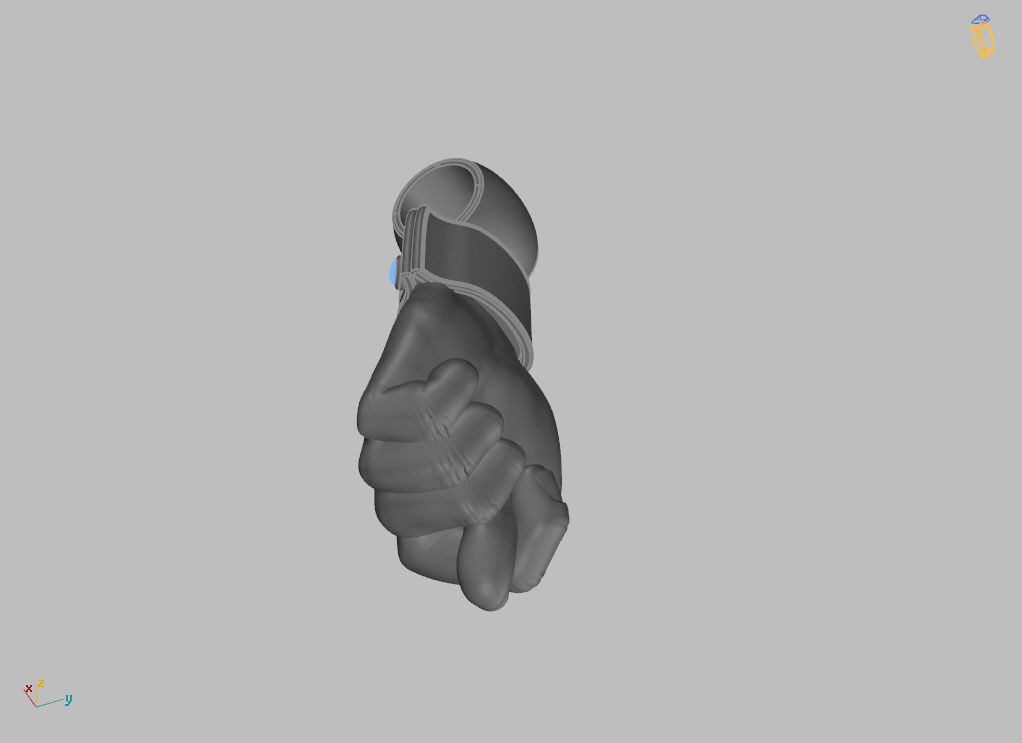 Fig pendant 3D print model_9