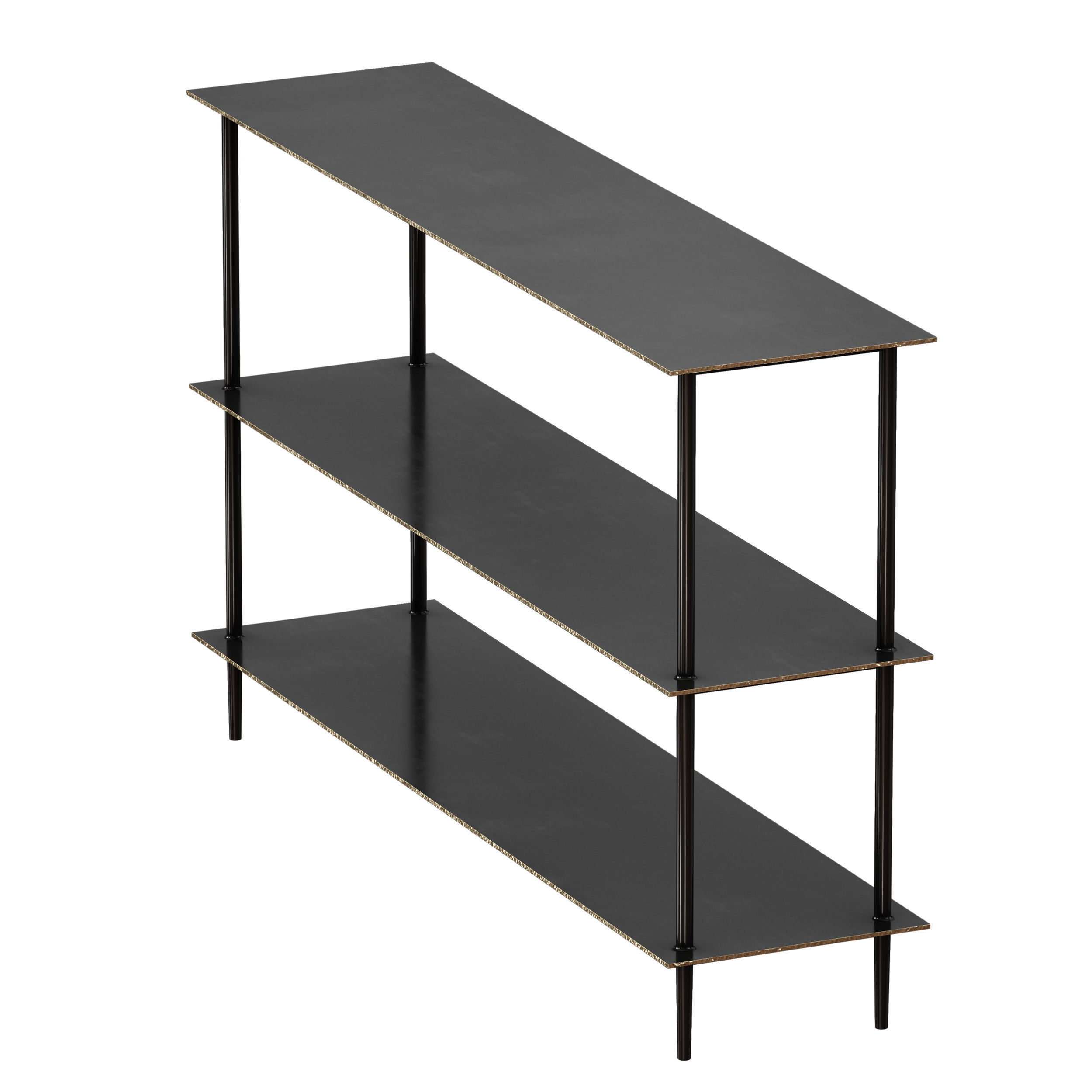 Tabatha Console Table Crate and Barrel 3D model_7