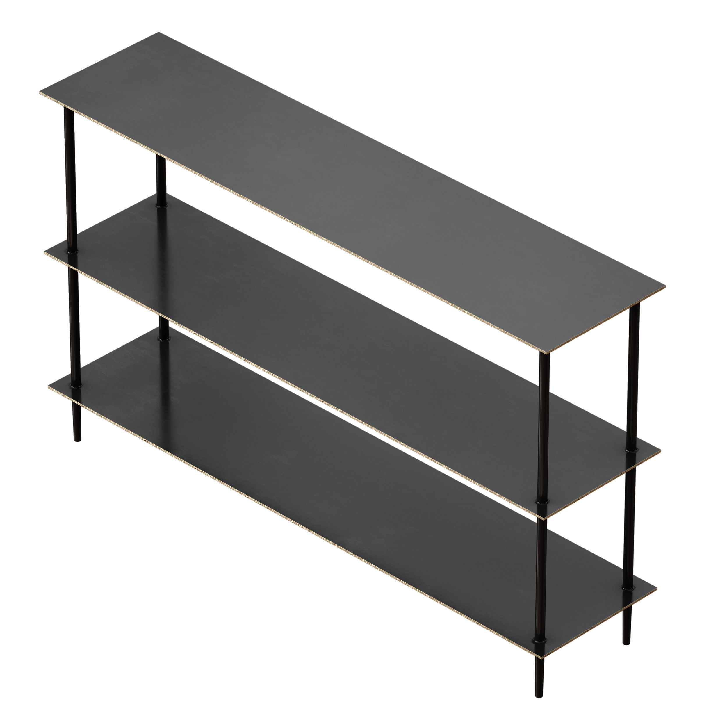 Tabatha Console Table Crate and Barrel 3D model_6