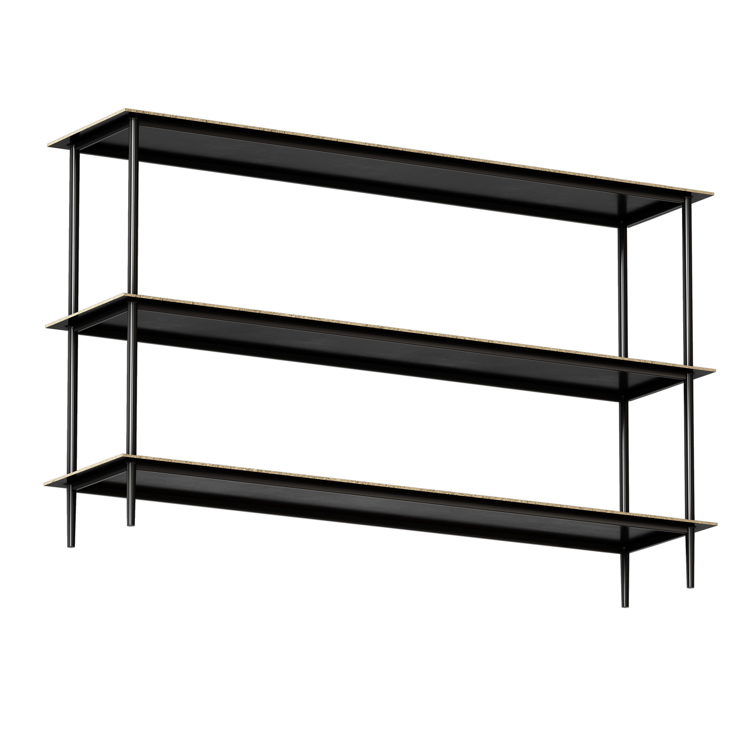 Tabatha Console Table Crate and Barrel 3D model_1