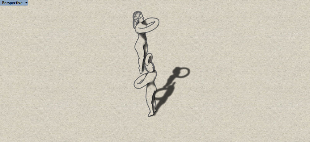 Hugs pendant 3D print model_6