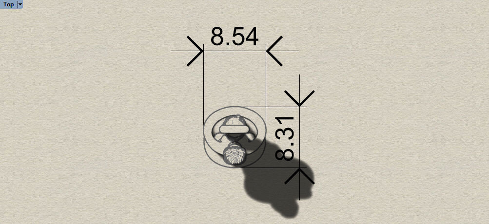 Hugs pendant 3D print model_8