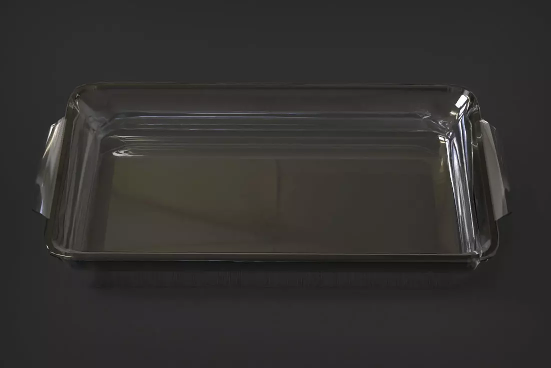 Casserole Dish 3D Model 3D model_0