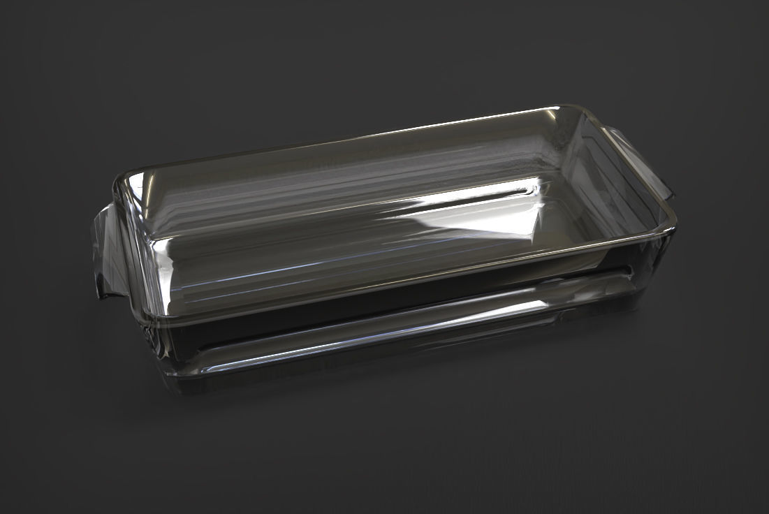 Casserole Dish 3D Model 3D model_1