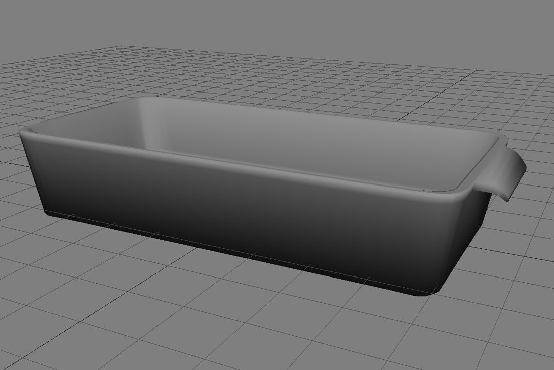 Casserole Dish 3D Model 3D model_4