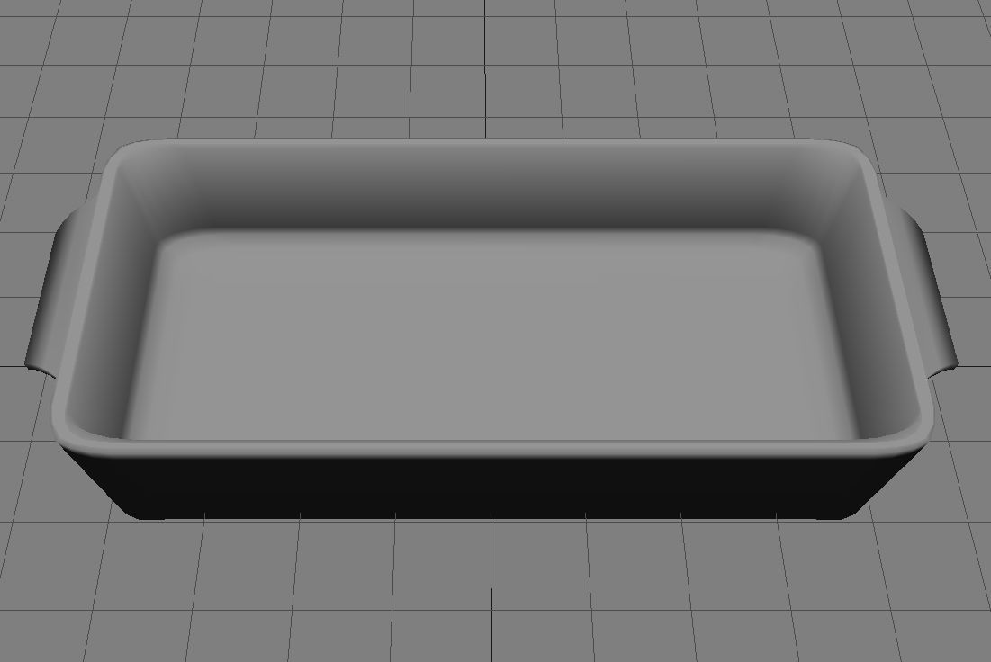 Casserole Dish 3D Model 3D model_2