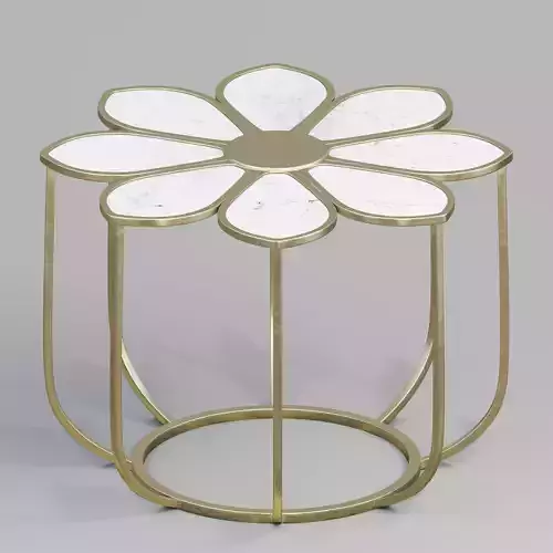 Floral coffee table