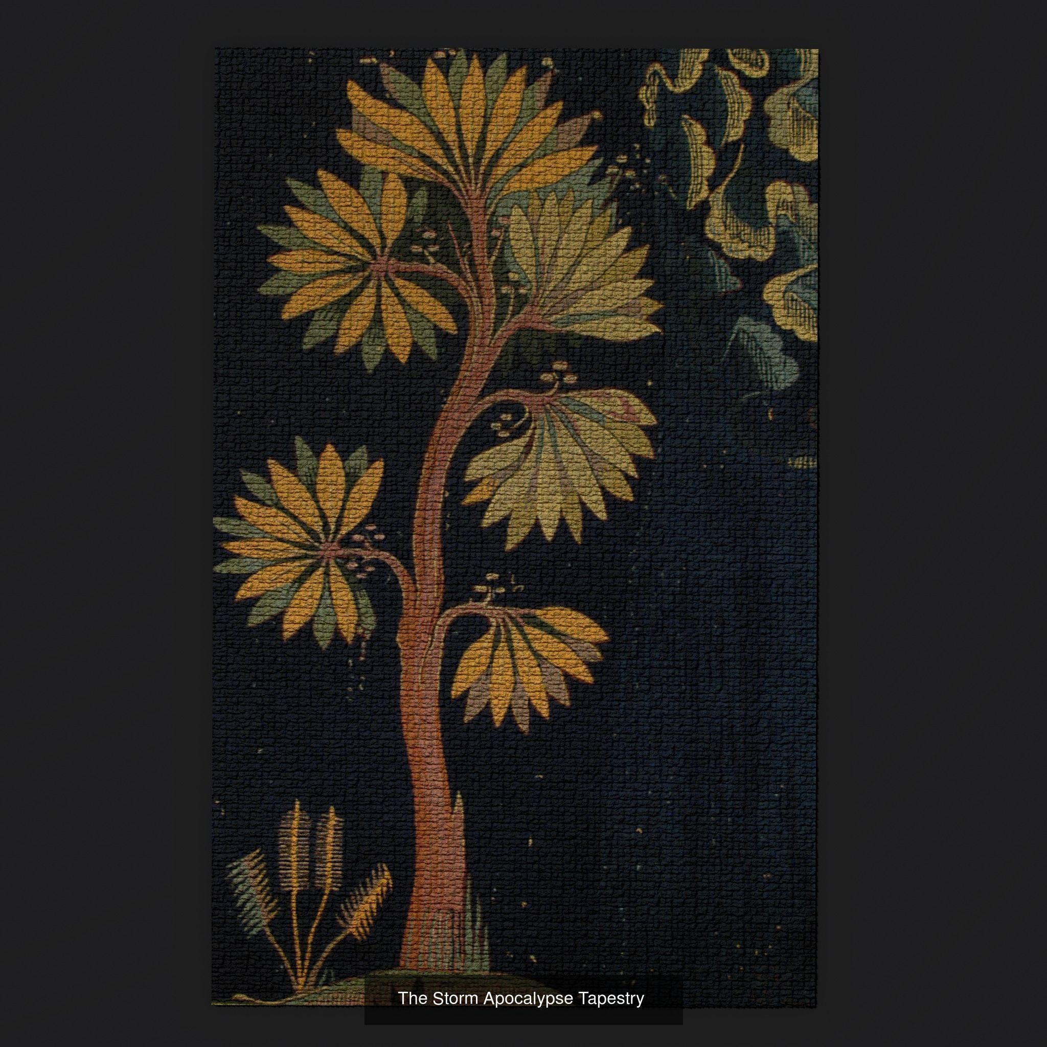 Twenty Highly Detailed Medieval Style Tapestries  3D Model Collection_39