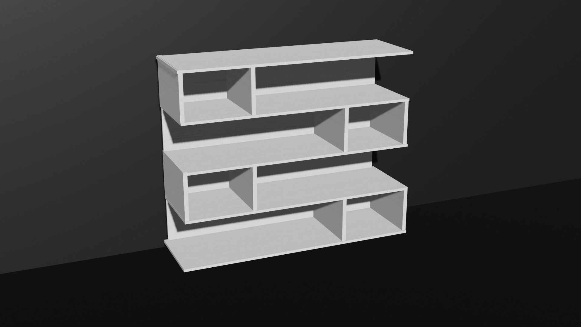 Custom Decoration Cabinet Organizer Wall Shelf Drawers 3D model_5