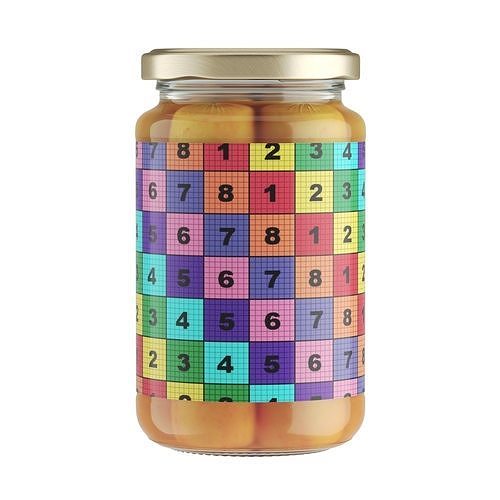 3d model rollen jar 370ml 3D model