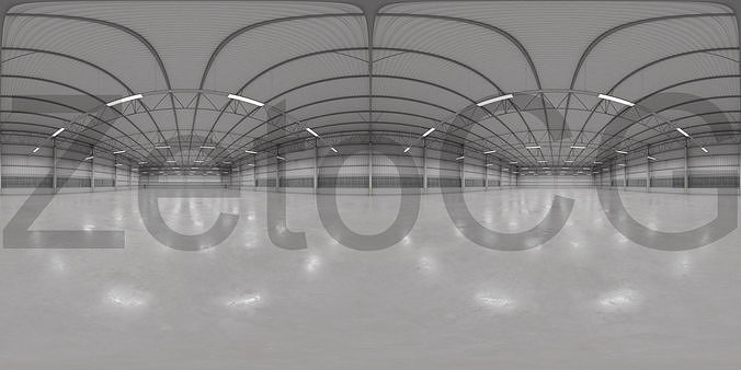 HDRI - Warehouse Interior 9 Texture