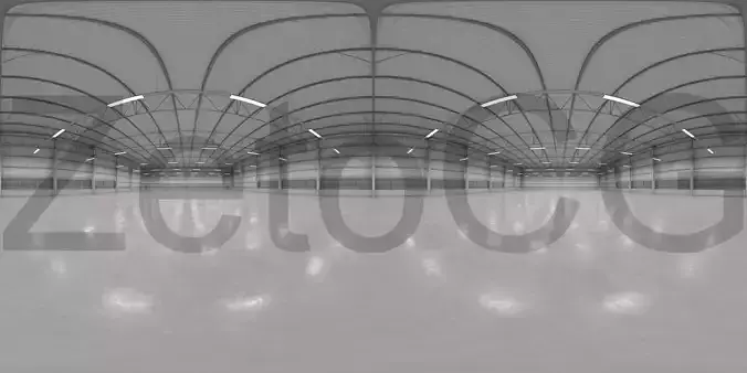 HDRI - Warehouse Interior 9 Texture
