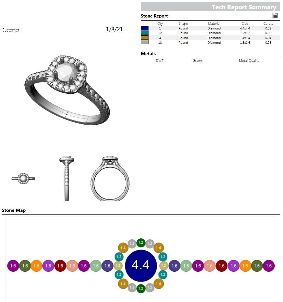 CJC7024 Ladies womans womens diamond ruby emerald Rings 3D print model_10