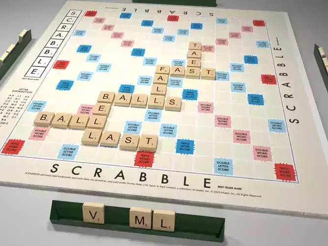 SCRABBLE 3D model