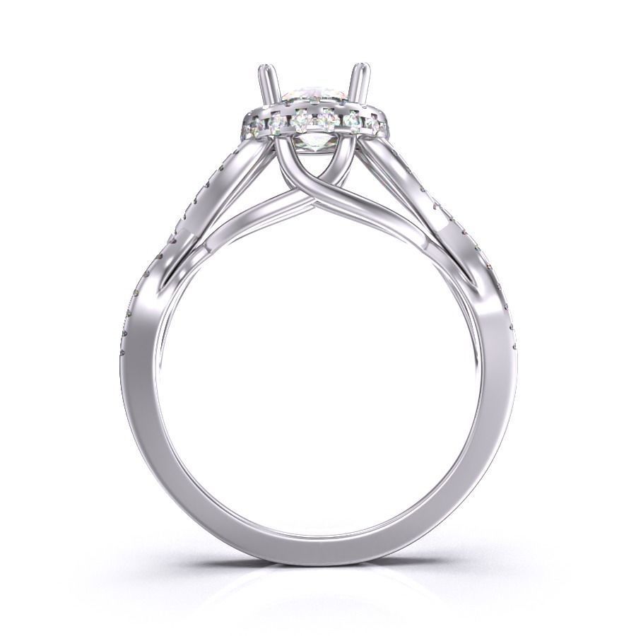 CJC7026 Ladies womans womens diamond ruby emerald Rings 3D print model_7