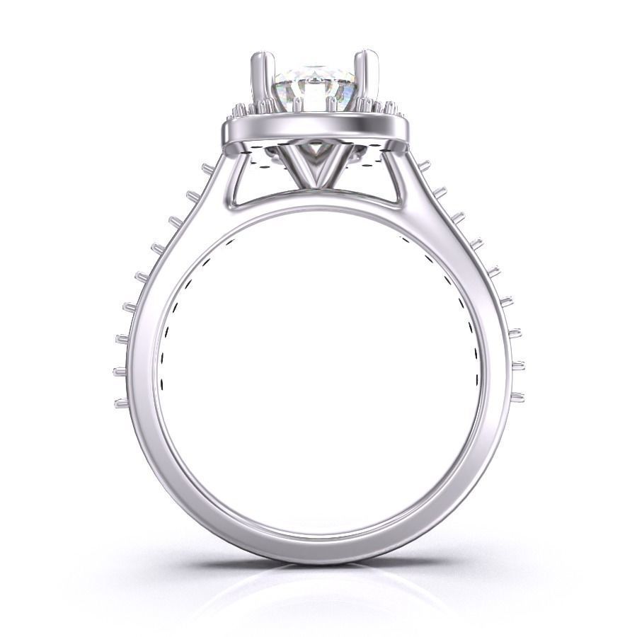 CJC7027 Ladies womans womens diamond ruby emerald Rings 3D print model_7