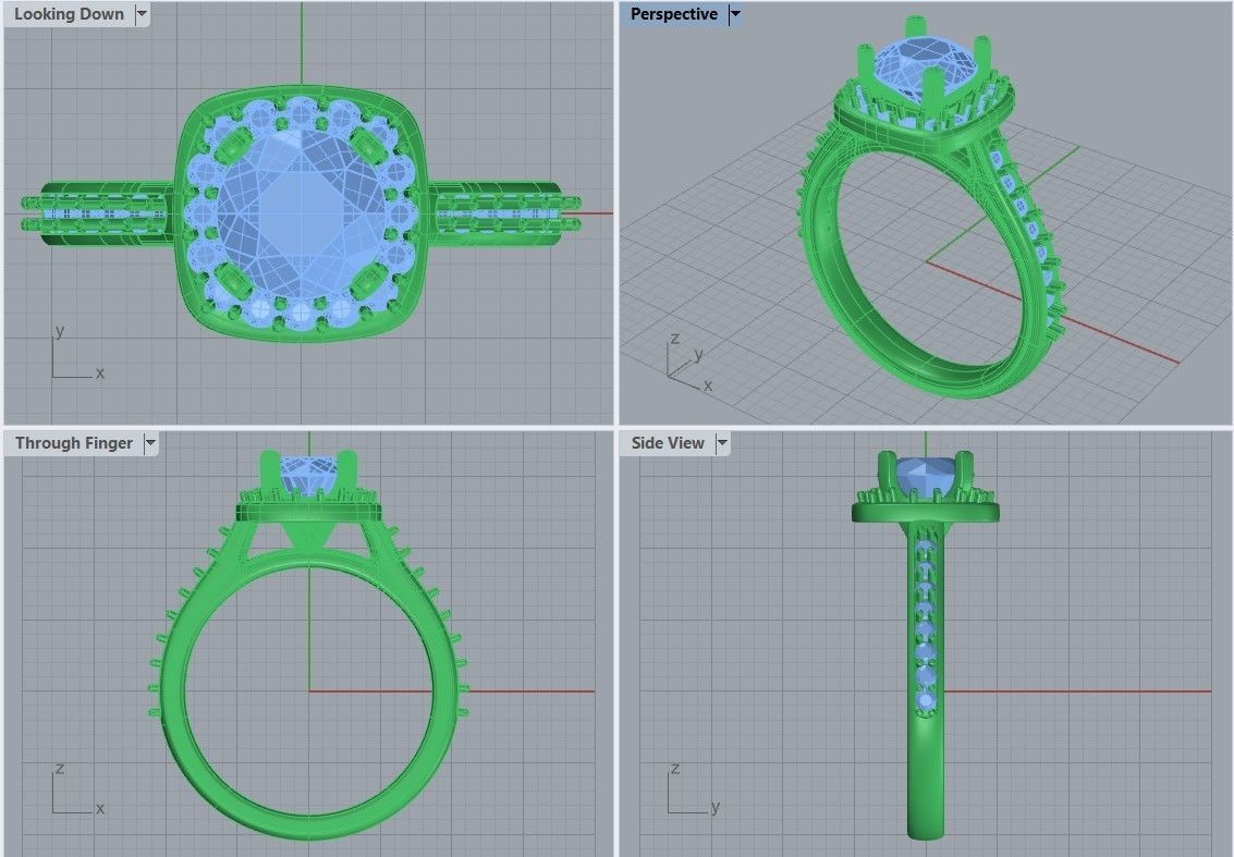 CJC7027 Ladies womans womens diamond ruby emerald Rings 3D print model_8
