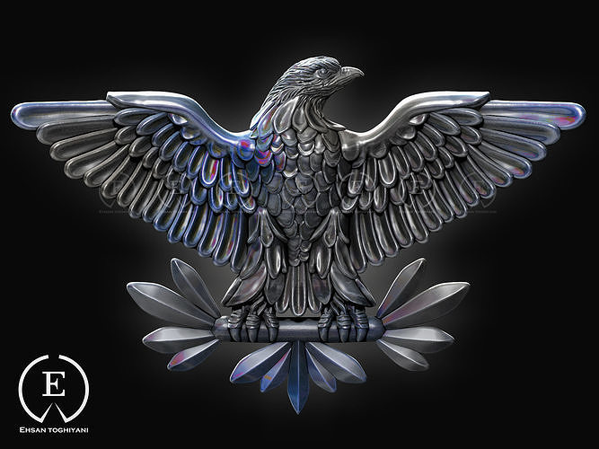 eagel pendant 3D print model