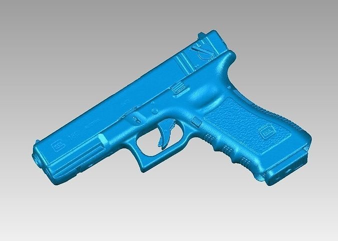Real Glock 18C Replica 3D Scan 3D model