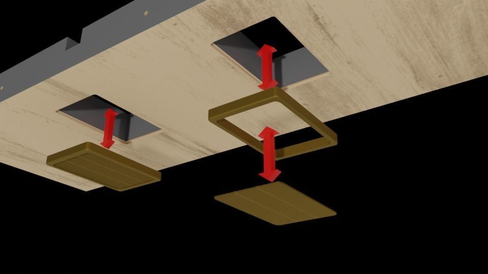 Jabbas Throne Room - Set 2 - Throne Area 1-6 scale Hottoys 3D print model_21