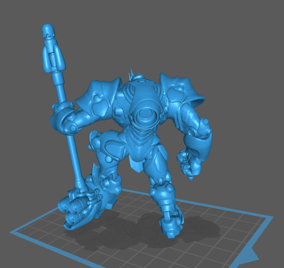 Reinhardt - Victory pose 3D print model_5