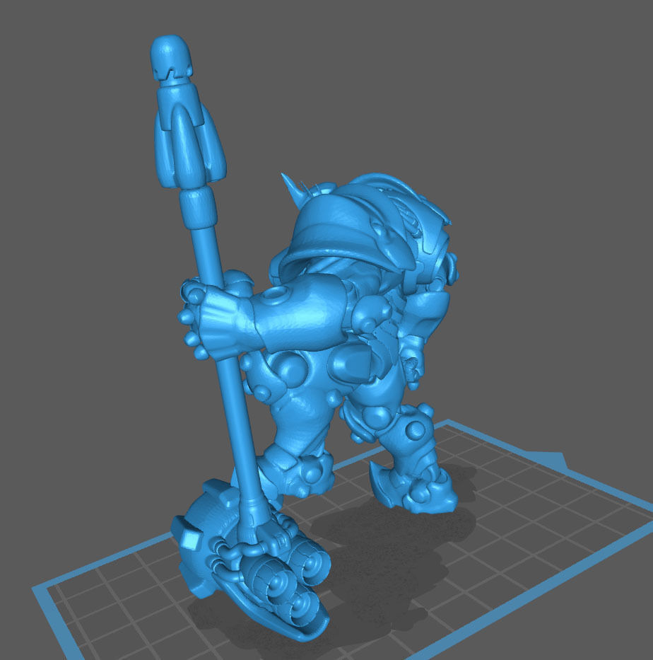 Reinhardt - Victory pose 3D print model_4
