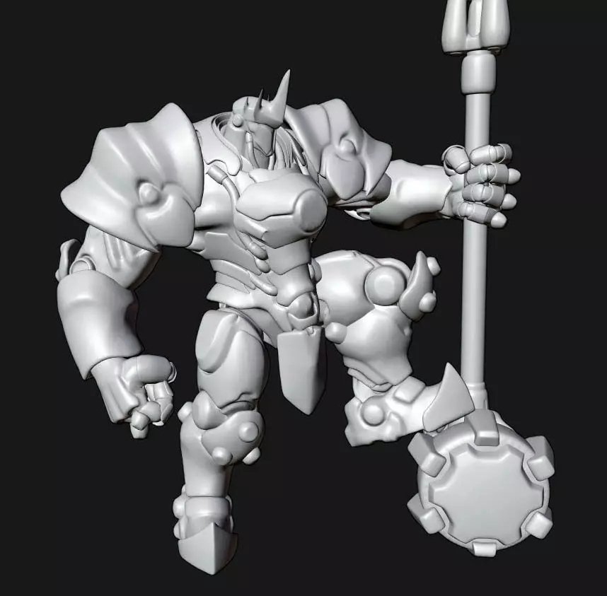 Reinhardt - Victory pose 3D print model_0