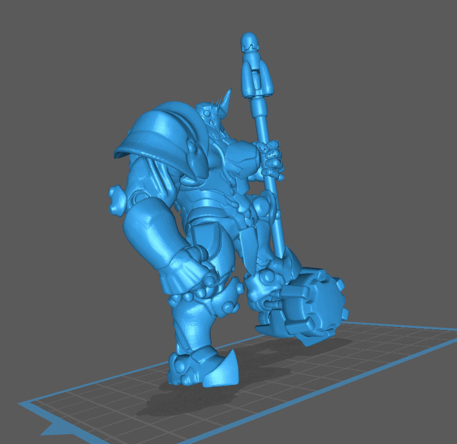 Reinhardt - Victory pose 3D print model_6