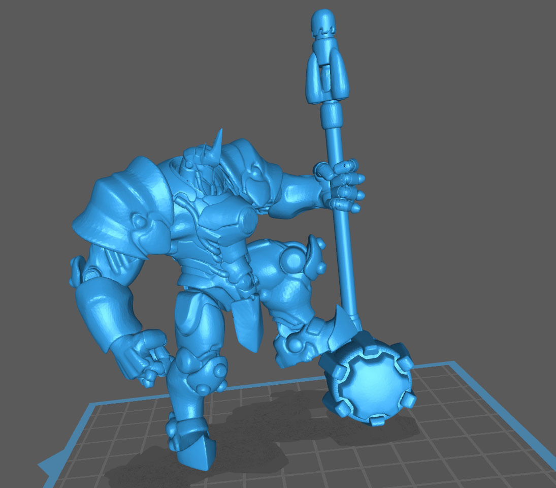 Reinhardt - Victory pose 3D print model_1