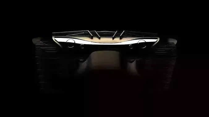 Snow-puller futuristic car