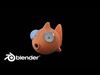 Woollen knitted fish model plus animated scenes  Free 3D model_2