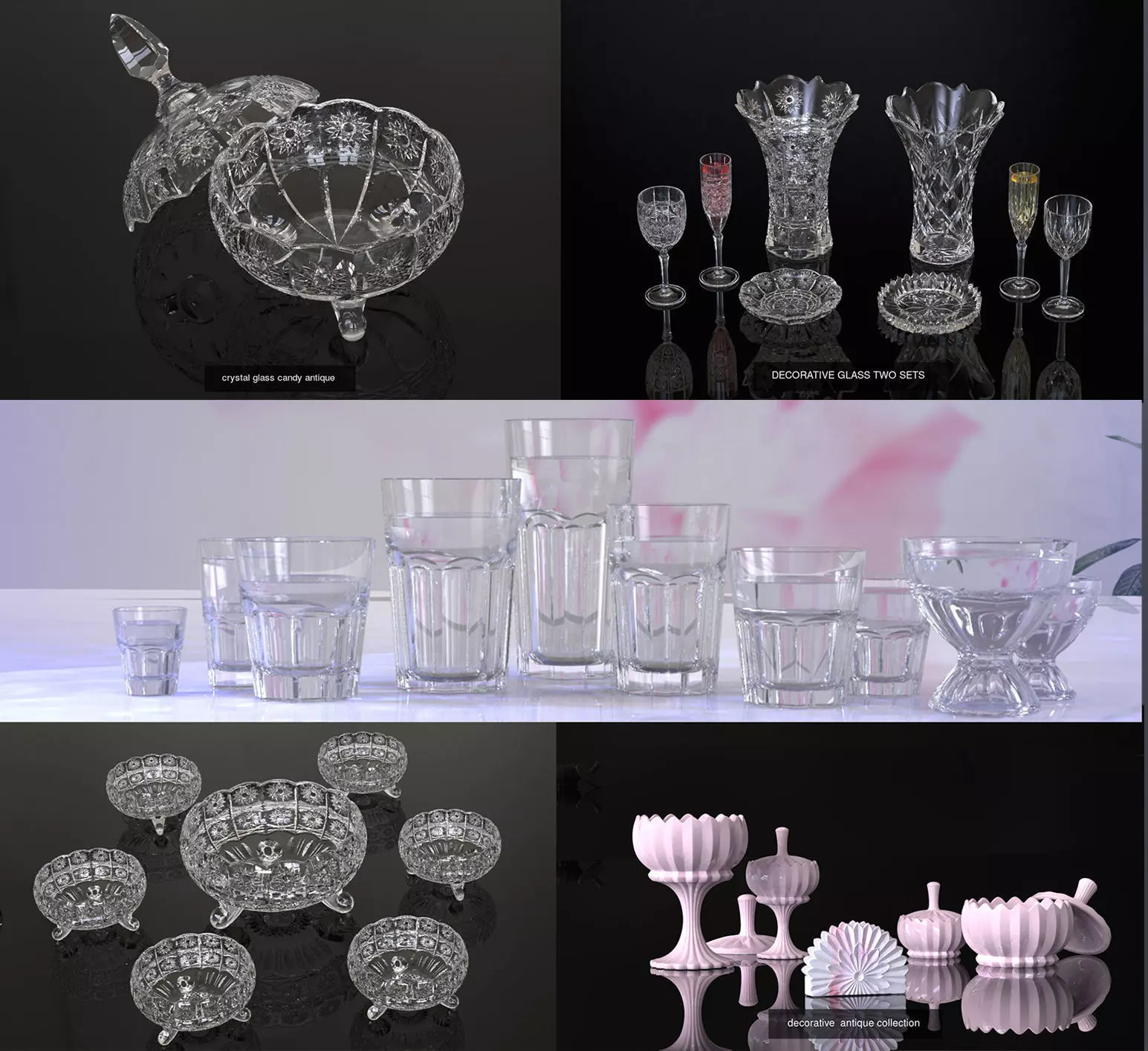 decorative 007 3D Model Collection_0