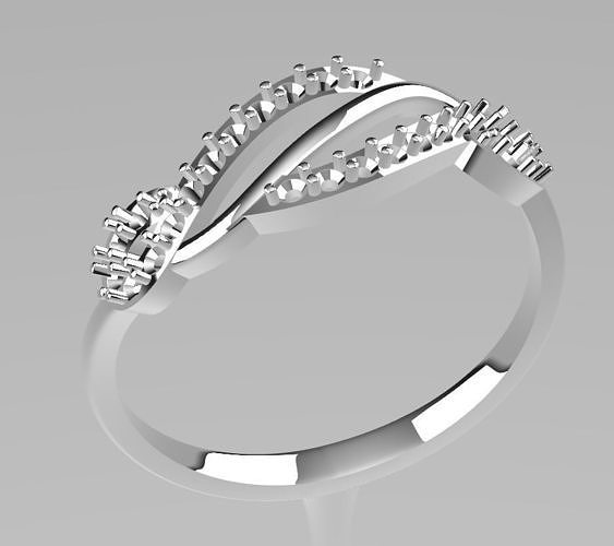 Rings diamond ring 3D print model