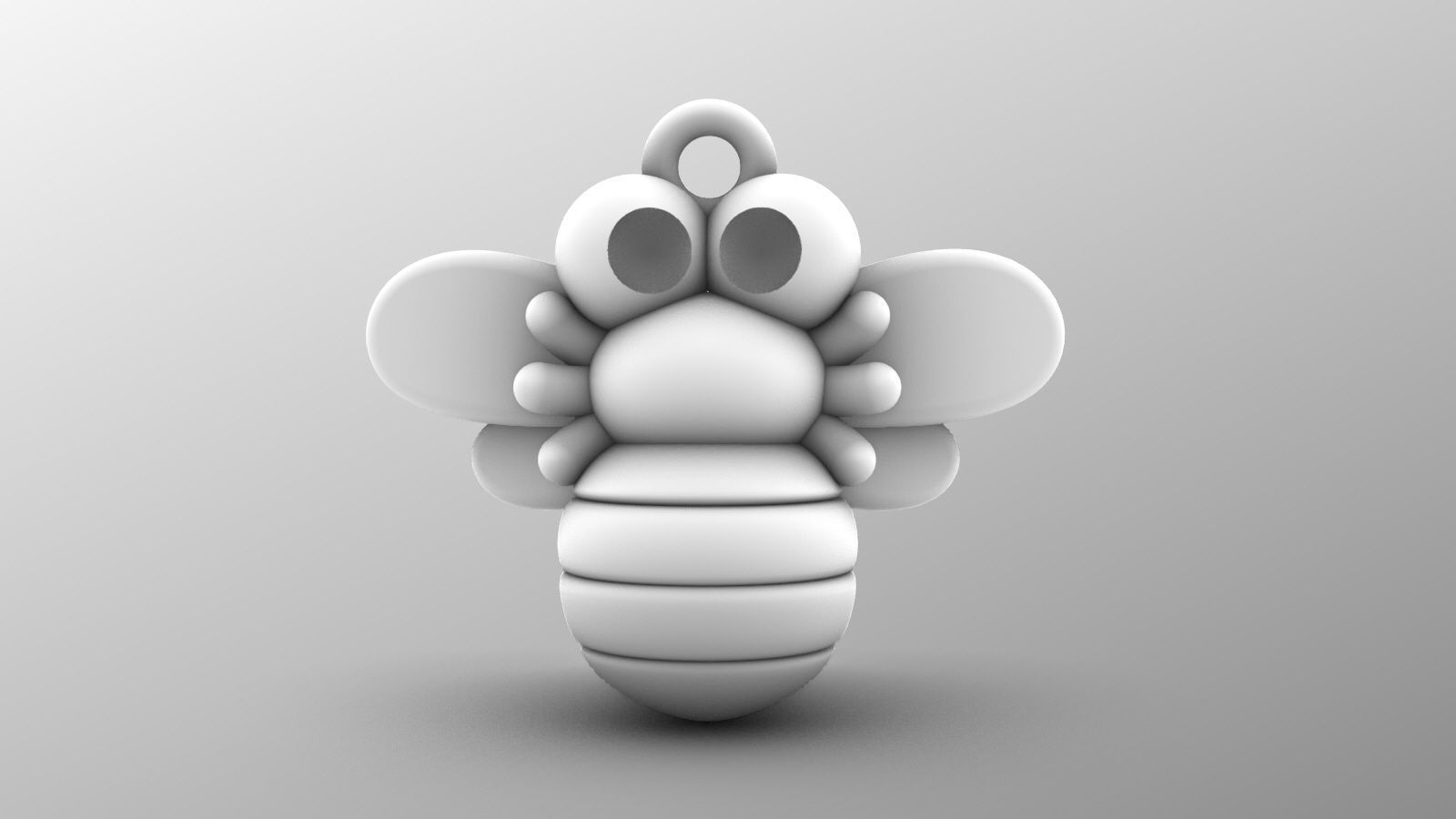 Charm pendant - adorable little insect 3D Model Collection_14