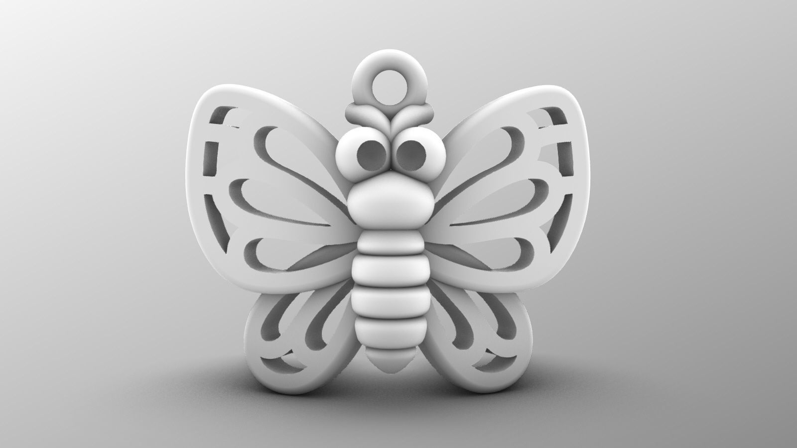 Charm pendant - adorable little insect 3D Model Collection_17