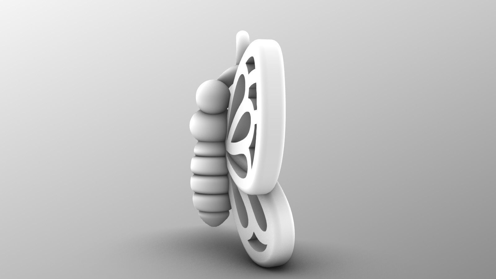 Charm pendant - adorable little insect 3D Model Collection_18