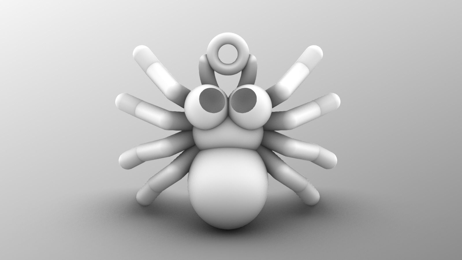 Charm pendant - adorable little insect 3D Model Collection_20