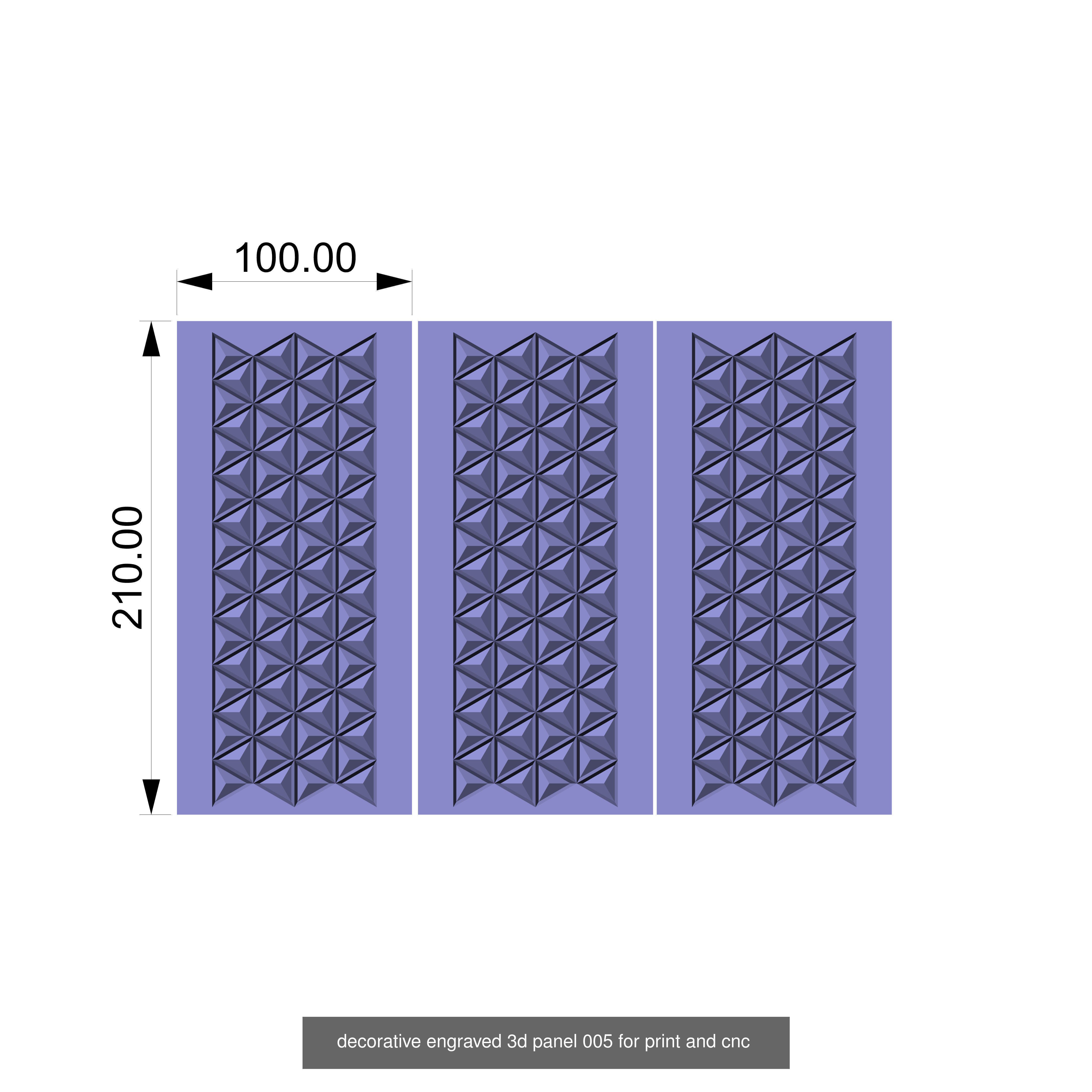 decorative  3d panels and doors sheets designs for cnc  3D Model Collection_6