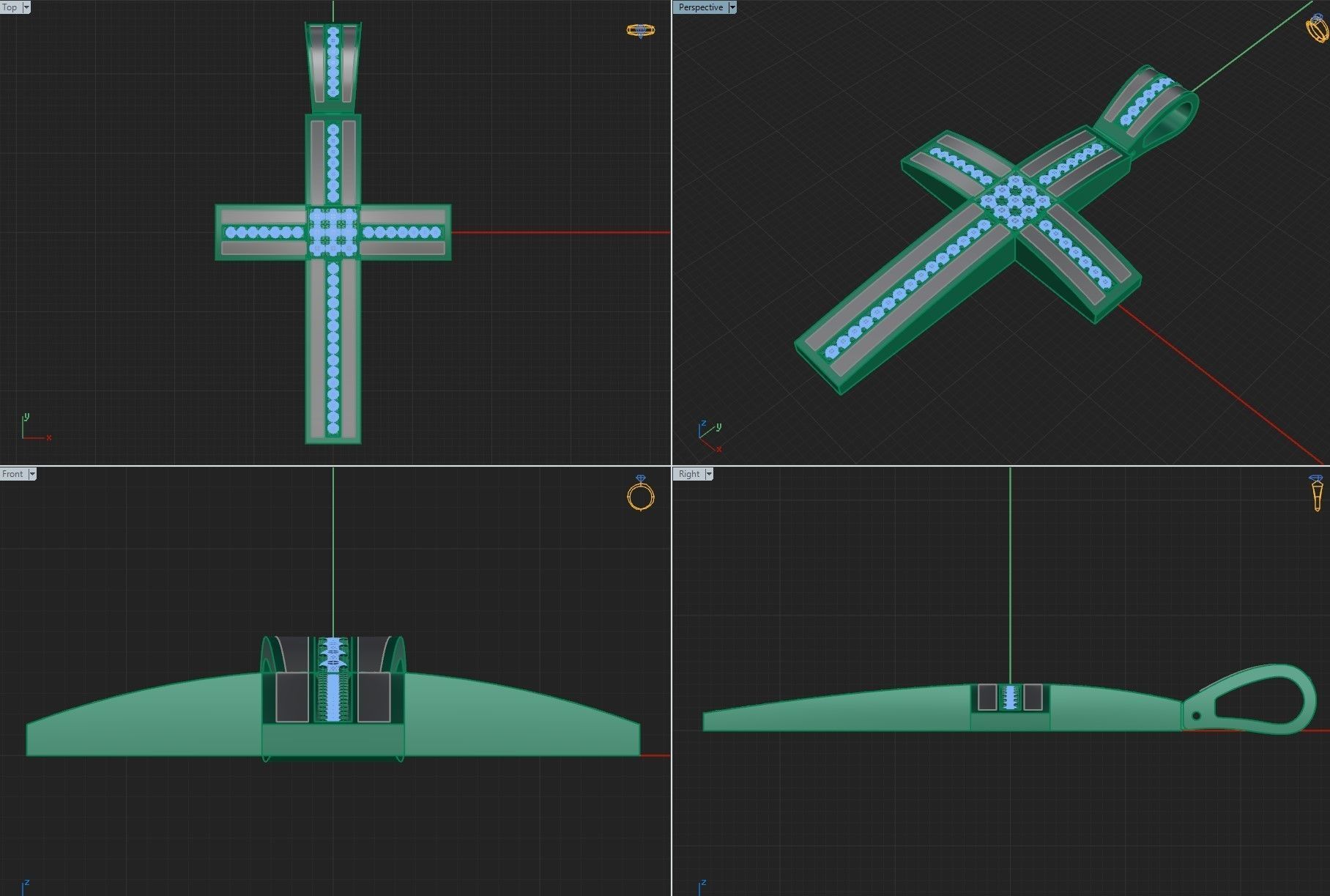 Cross 18 3D print model_10