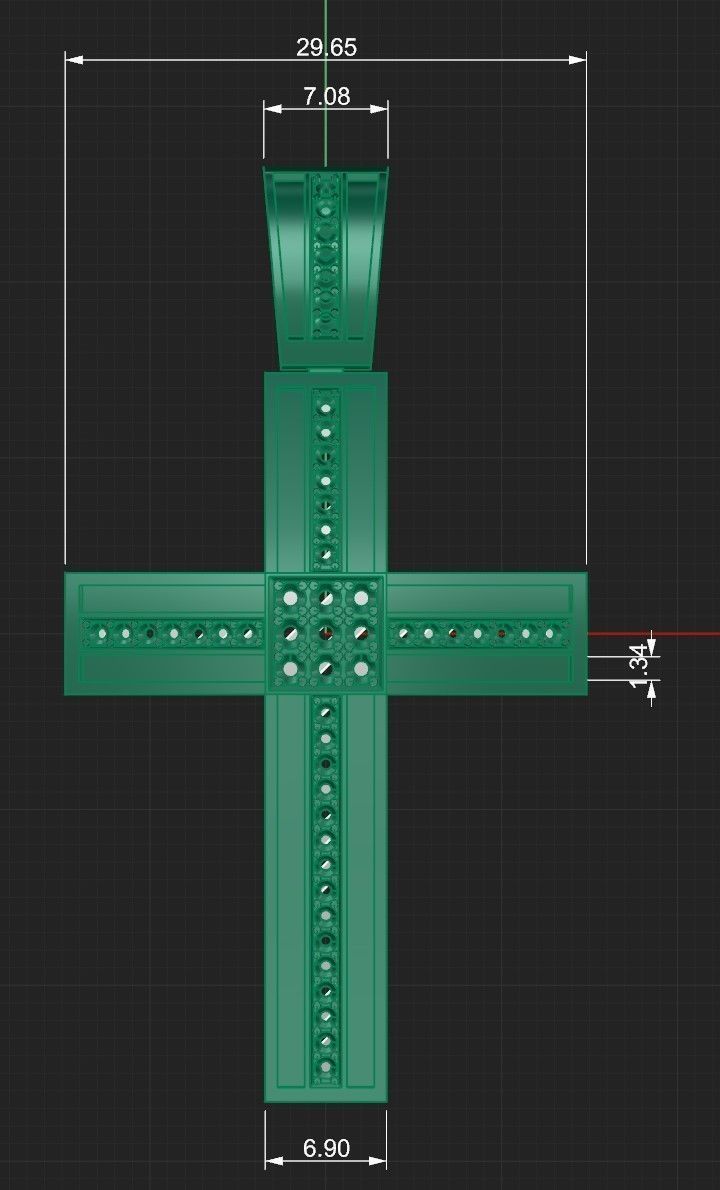 Cross 18 3D print model_7