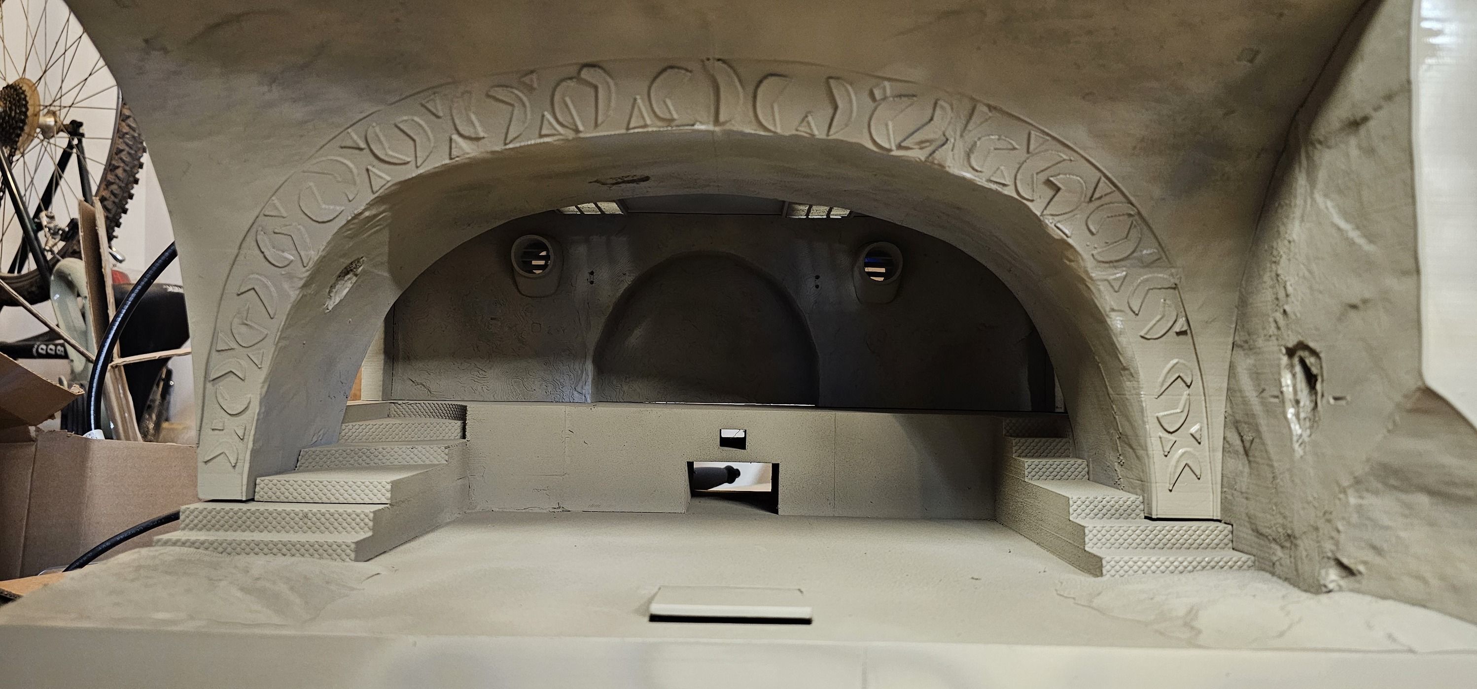 Jabbas Throne Room - Set 2- Throne Area  1-12 scale Blackseries  3D print model_35